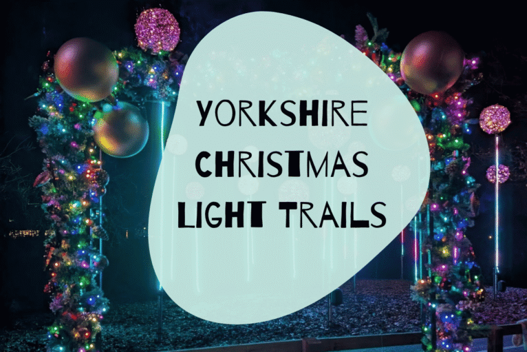 Yorkshire Christmas light trails