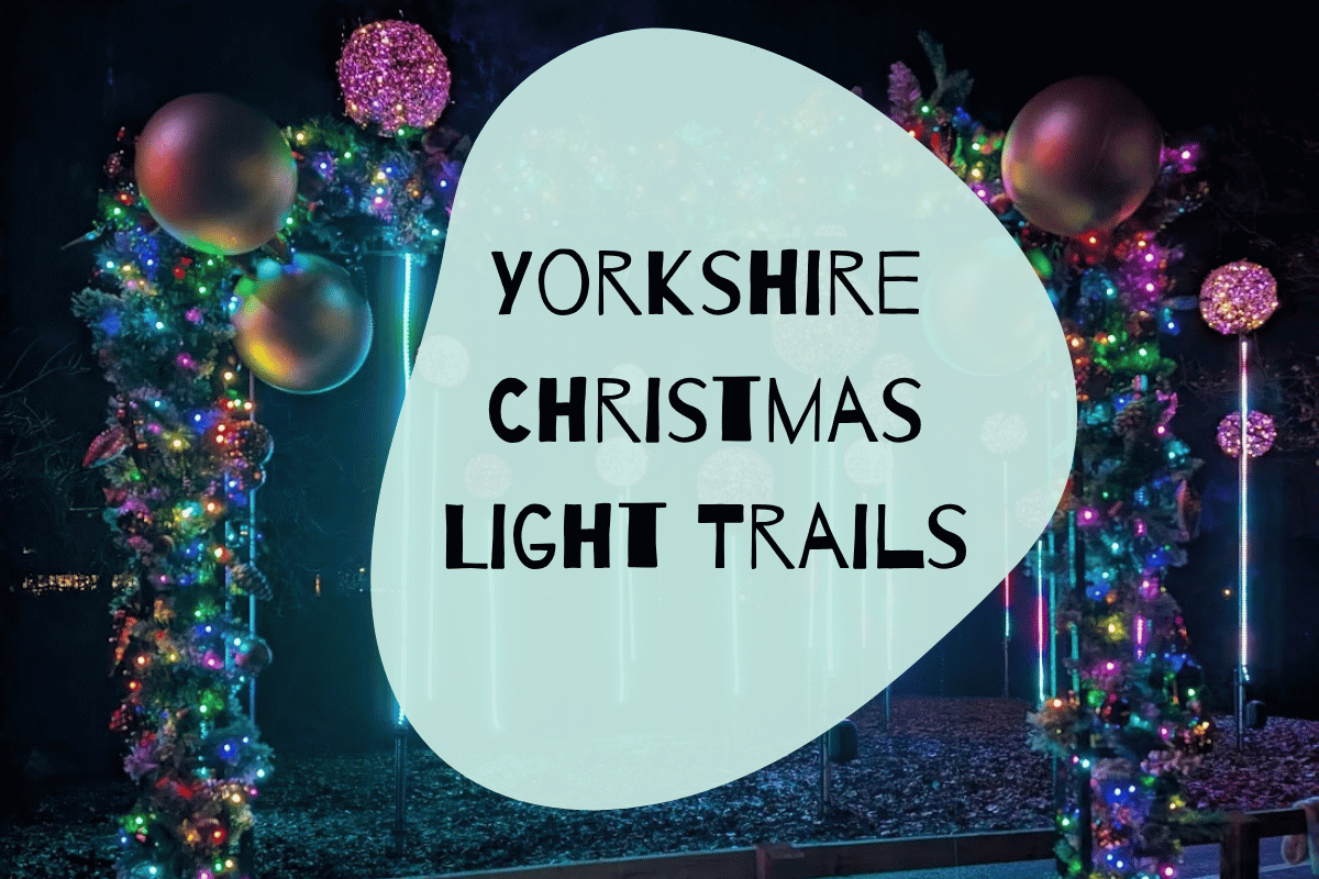 Yorkshire Christmas light trails